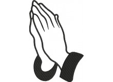 Stickdatei - Betende Hände